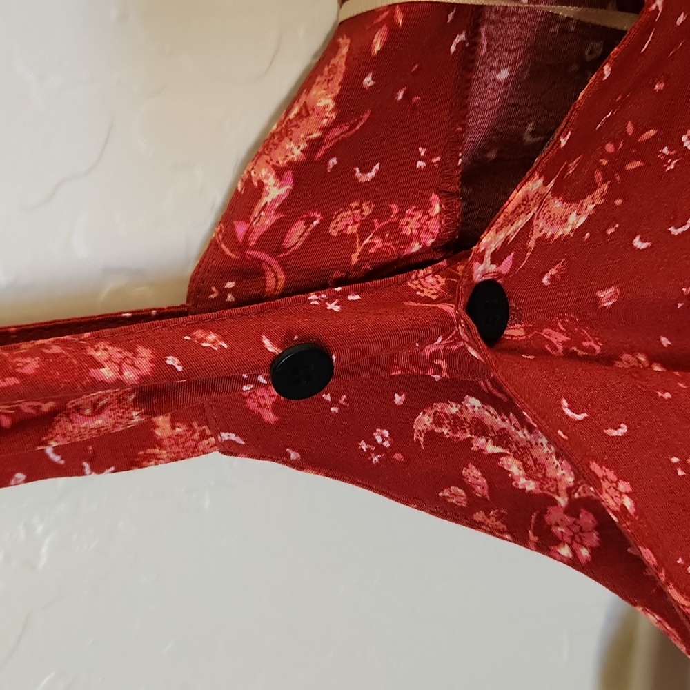 Zara Paisley Sleeveless Jumpsuit, nwt - Picture 11 of 12